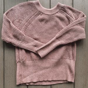 Rusty Pink knit sweater from target